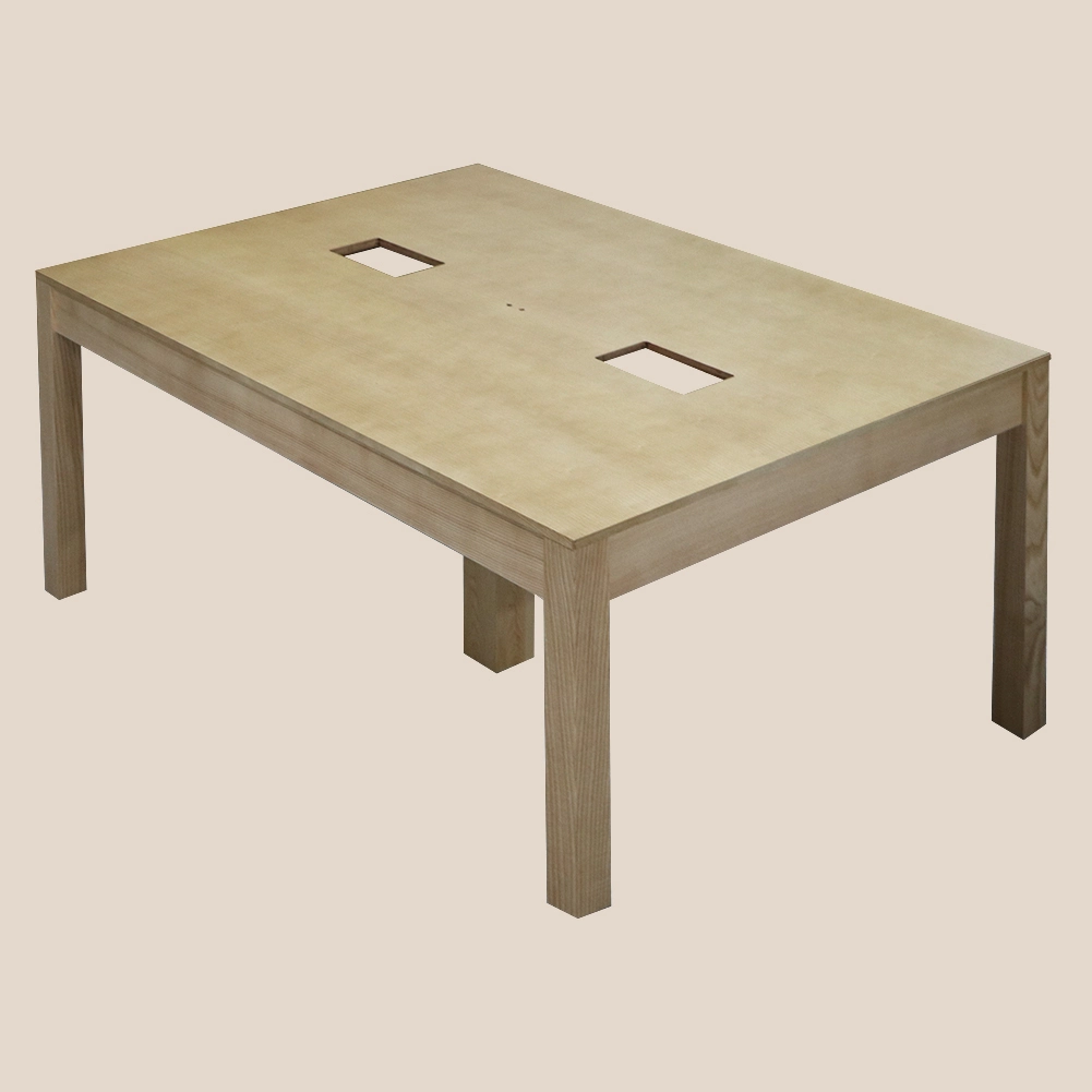 MISIRUI Μακρύ Τραπέζι σε Σχήμα Φάλαινας με Κοφτό Κούρεμα #M7069 1