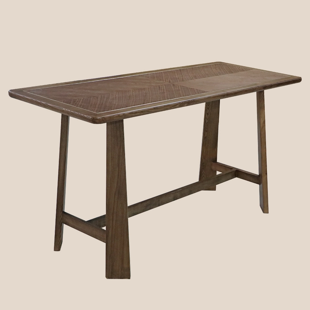 Série Motifs Classiques • Comptoir de bar en parquet de noyer #MSR7081 1