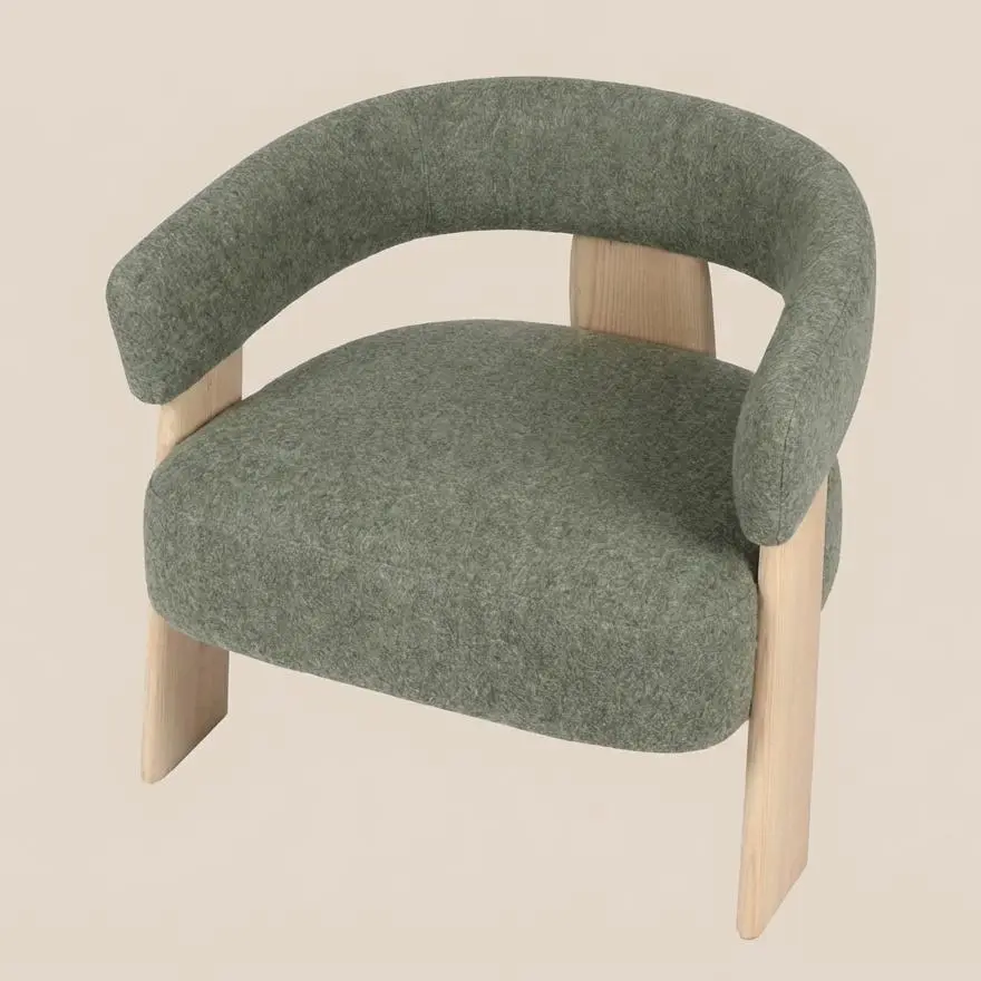 세 다리 시리즈 · 세이지 그린 잔디밭 레저 의자 #M3179 1