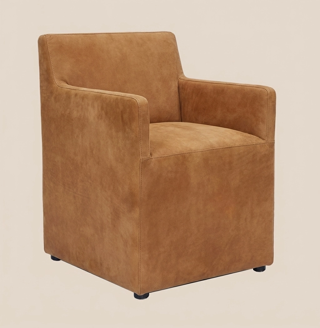 純色系列 · 磚紅色餐椅 #M2196 1