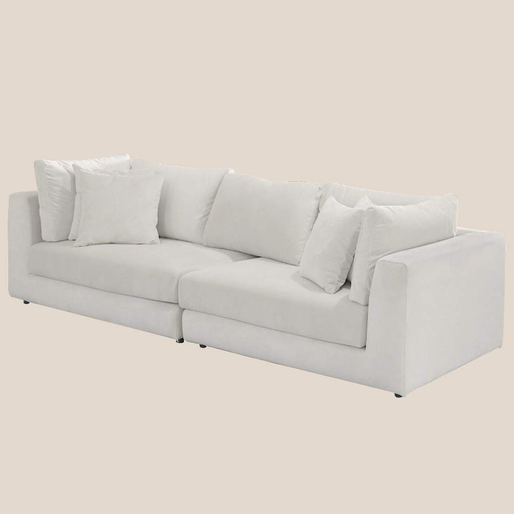 Seria Solid Color · Sofa z modrzewia przypominającego kaszmir #MSR2408028 1