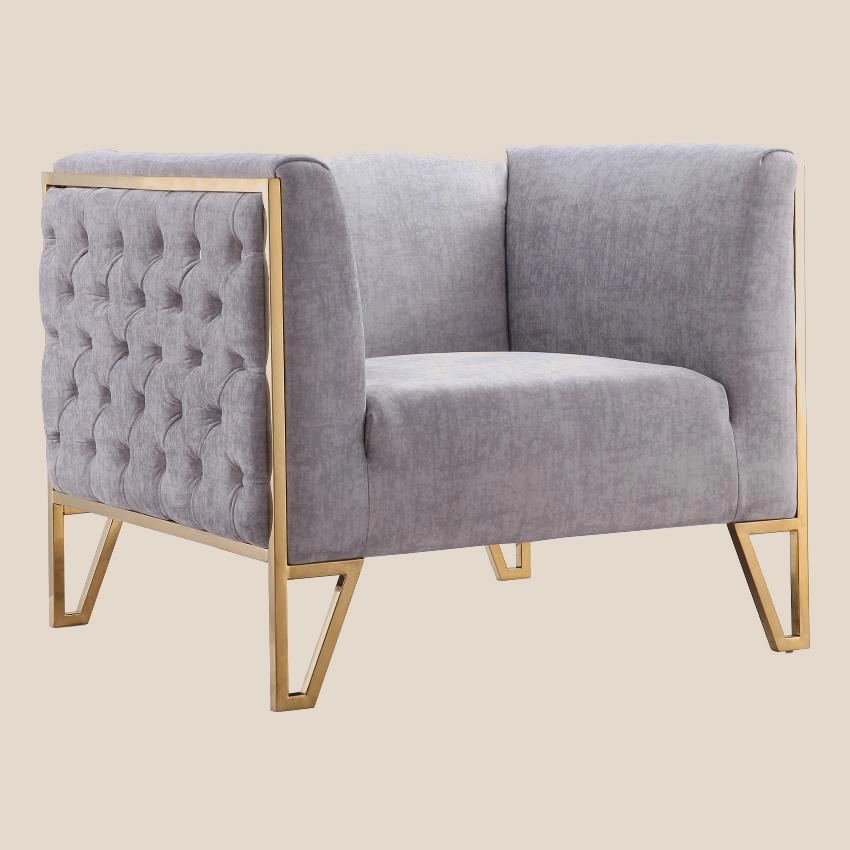 Tummanharmaa ylellinen kangassohva rombikuviolla M5013 1