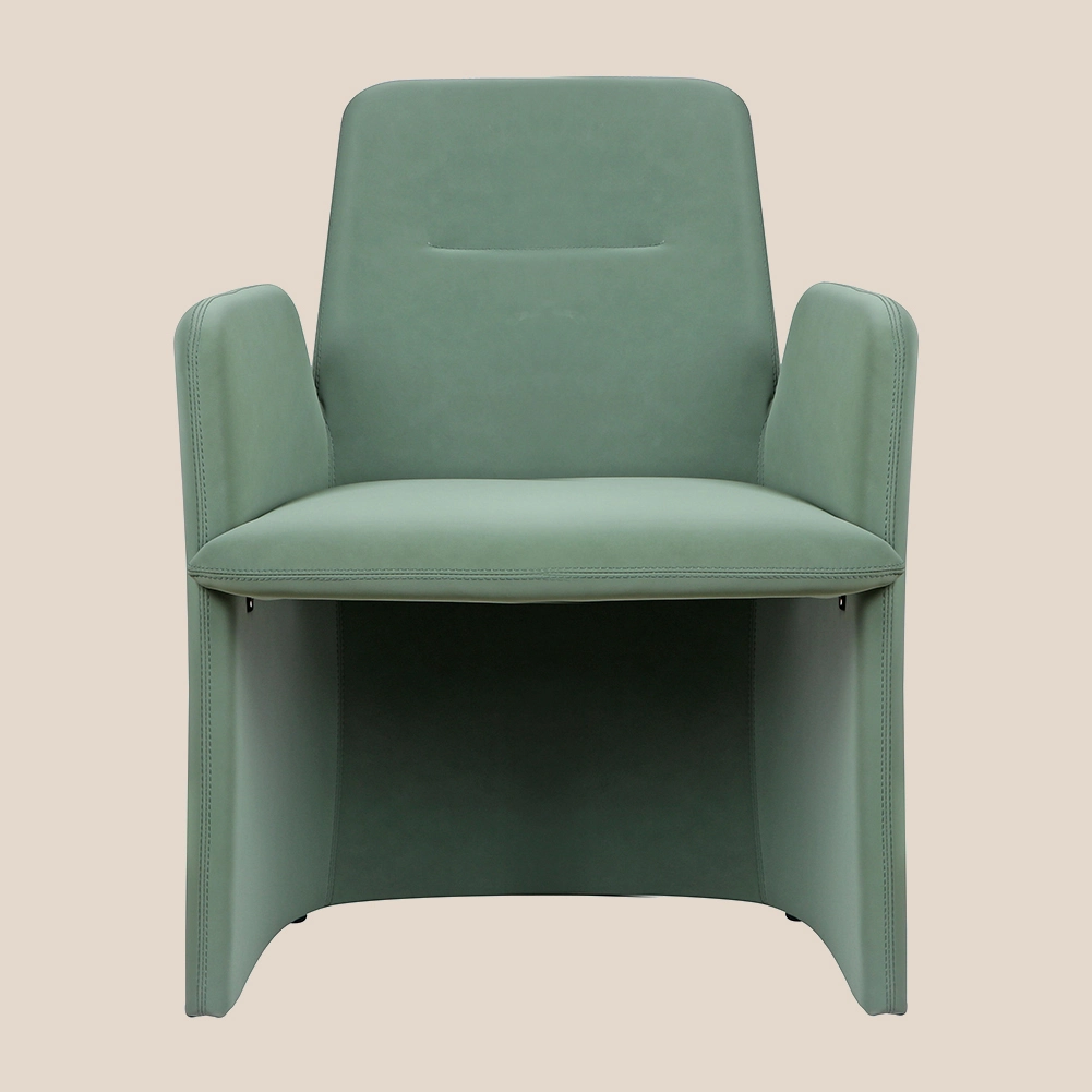 Italialaiset minimalistiset vaaleanvihreät nojatuolit enkelituolit #M3125 1