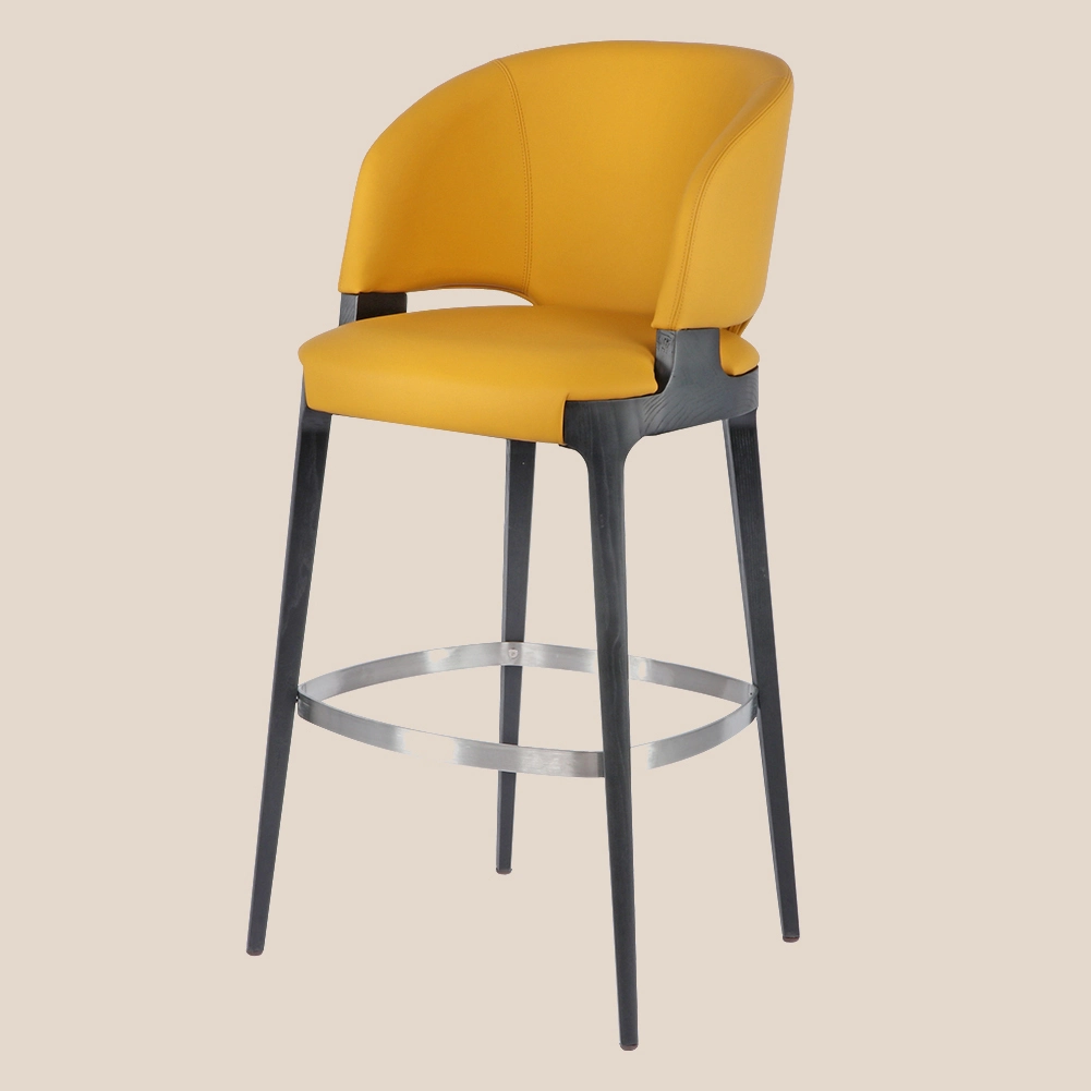 Italian Luxury Series · Citrine Noir Bar Stool #M1041 1