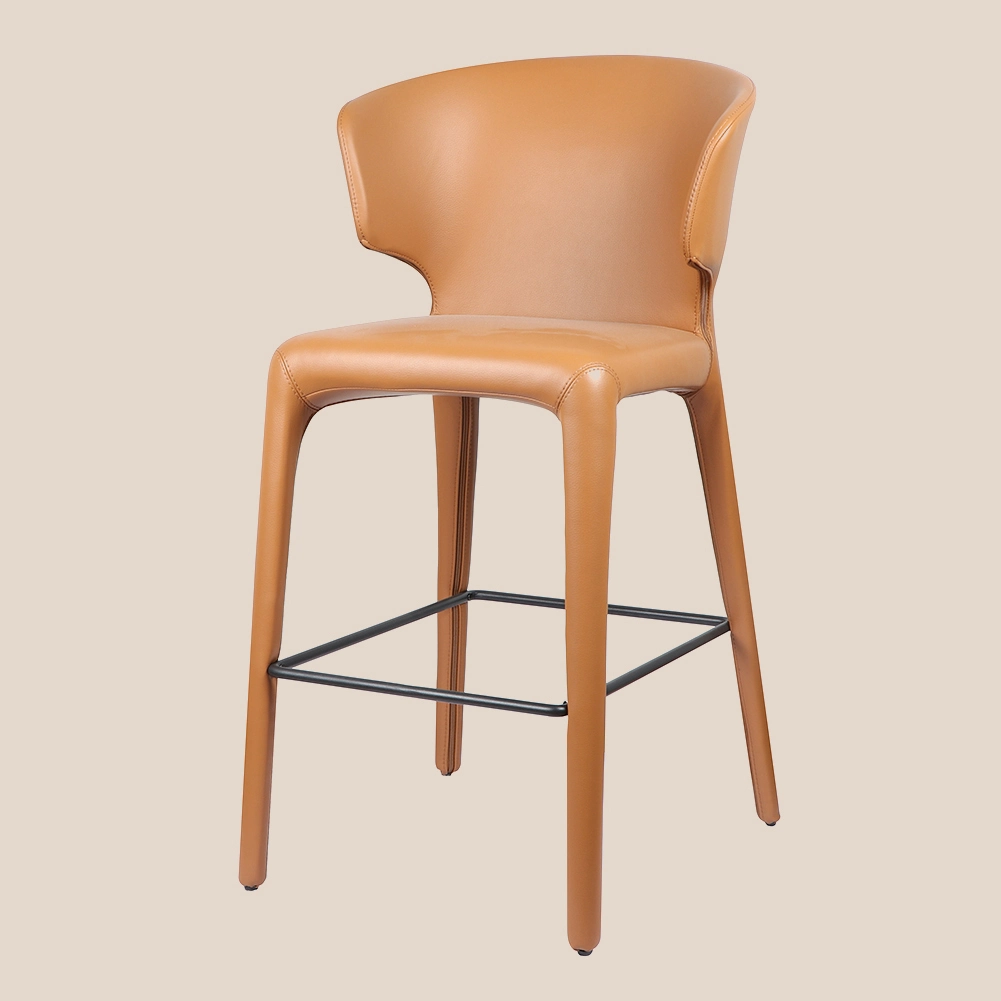 Italian Solid Color Series · Warm Arc Bar Stool #M1043 1
