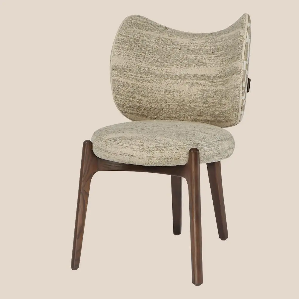 Solid Wood Solid Color Series • π-Shape Dining Chair #M2378 1