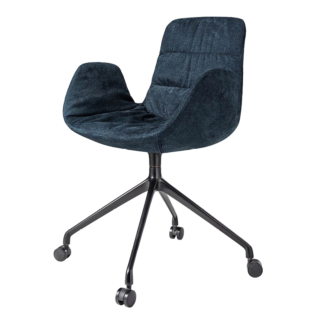 Minimal Luxury Solid Wood Frame Swivel Executive Office Chair #M3069-4 1
