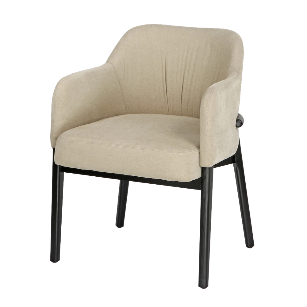 Chaise de salle à manger Trench Sedia avec accoudoirs rembourrés #M2149 1